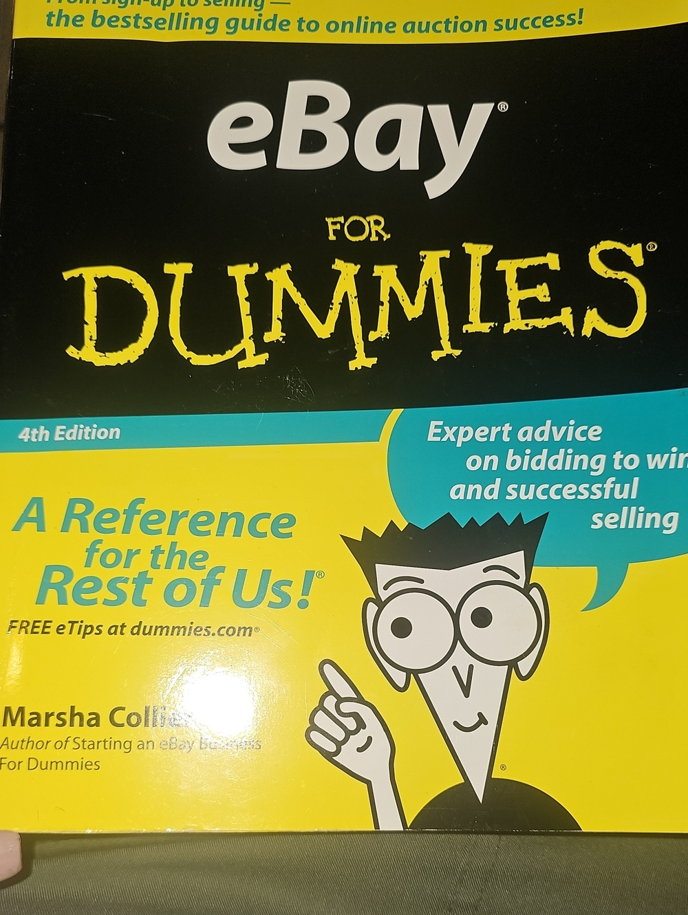eBay For Dummies Book - Yellow/Black